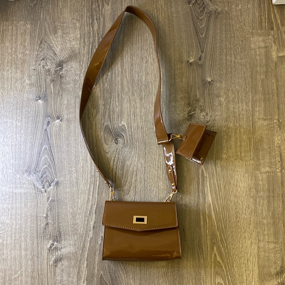 Forever 21 Brown crossbody bag - Picture 2 of 3